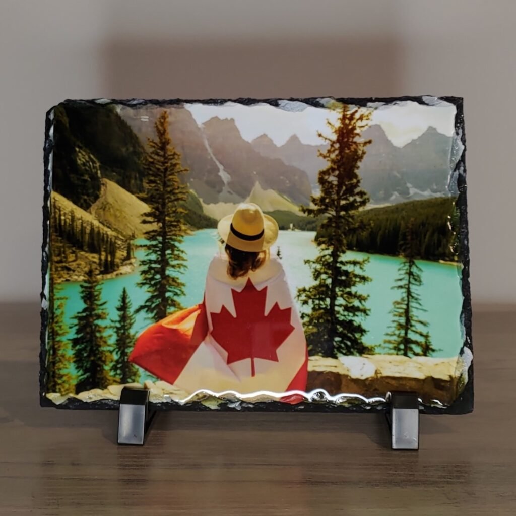Personalized Photo Slate Rock