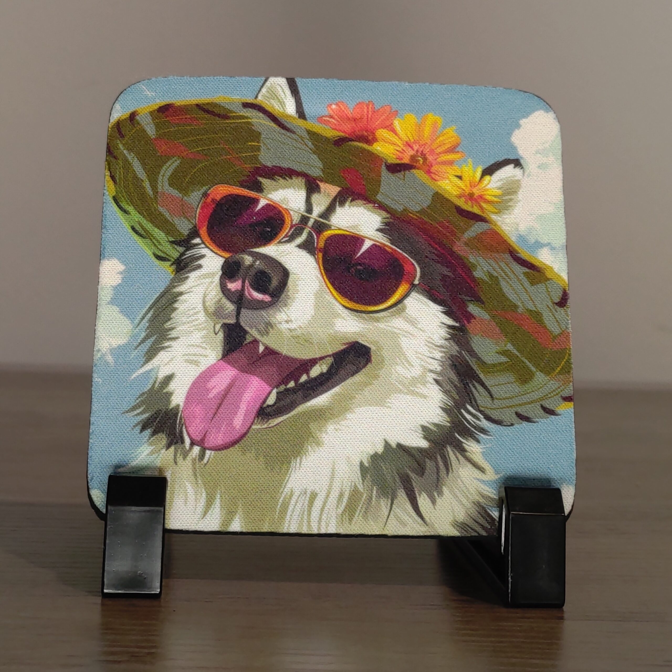 Square Rubber Sublimation Coaster - Image 2
