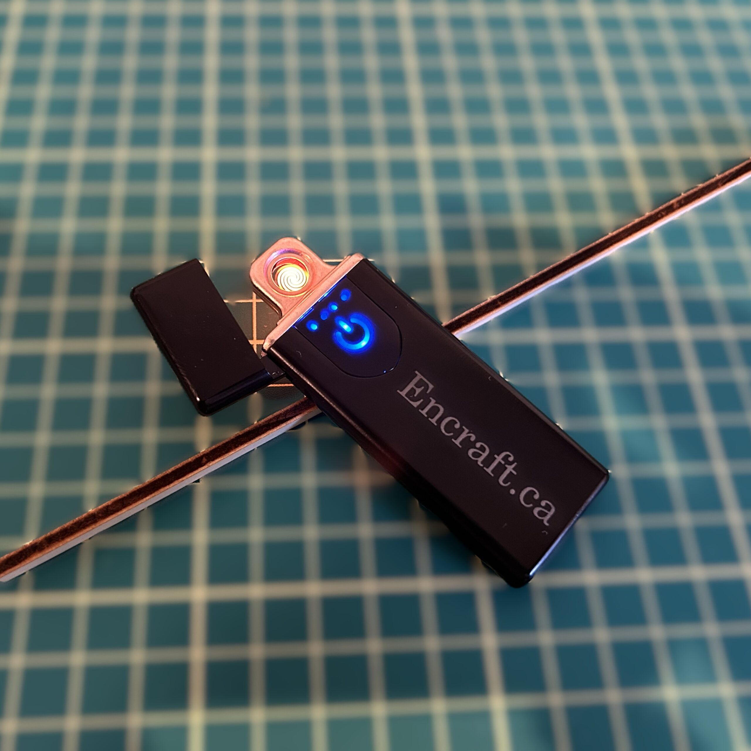 Personalized Rechargeable Electric Lighter – Custom Engravable | Windproof & Flameless