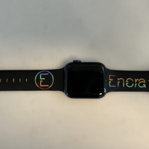 Silicone Apple Watch Bands with Laserable Rainbow Filling
