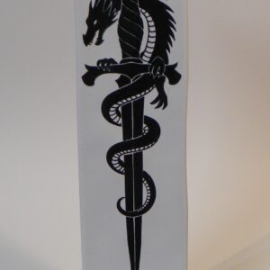 Engraved Wyrm/Dragon Tile