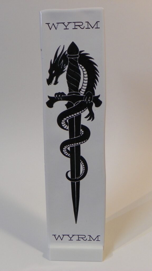 Engraved Wyrm/Dragon Tile