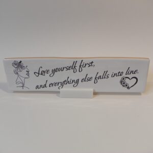 Engraved Inspirational Quote Tile