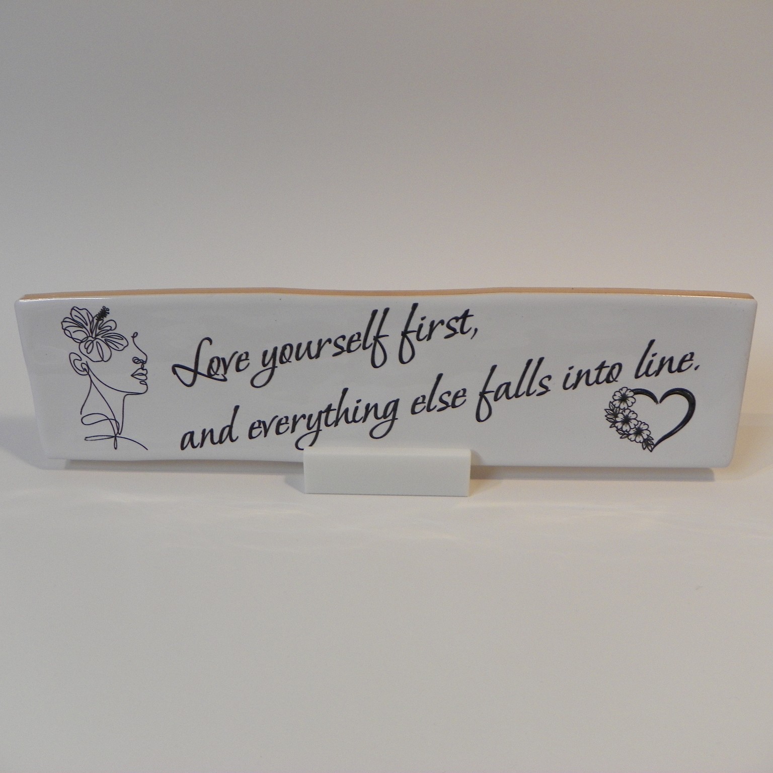 Engraved Inspirational Quote Tile
