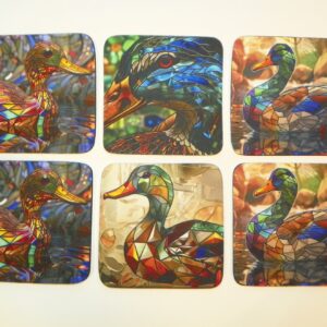 Duck Design Coaster Set