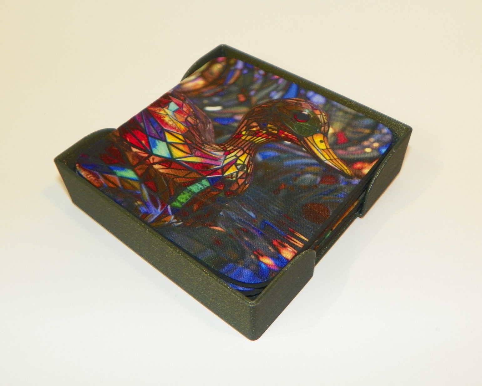 Duck Design Coaster Set - Image 3